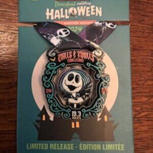 Jack Skellington Run Disney Halloween Half Marathon Weekend 2024 - Mini Metal